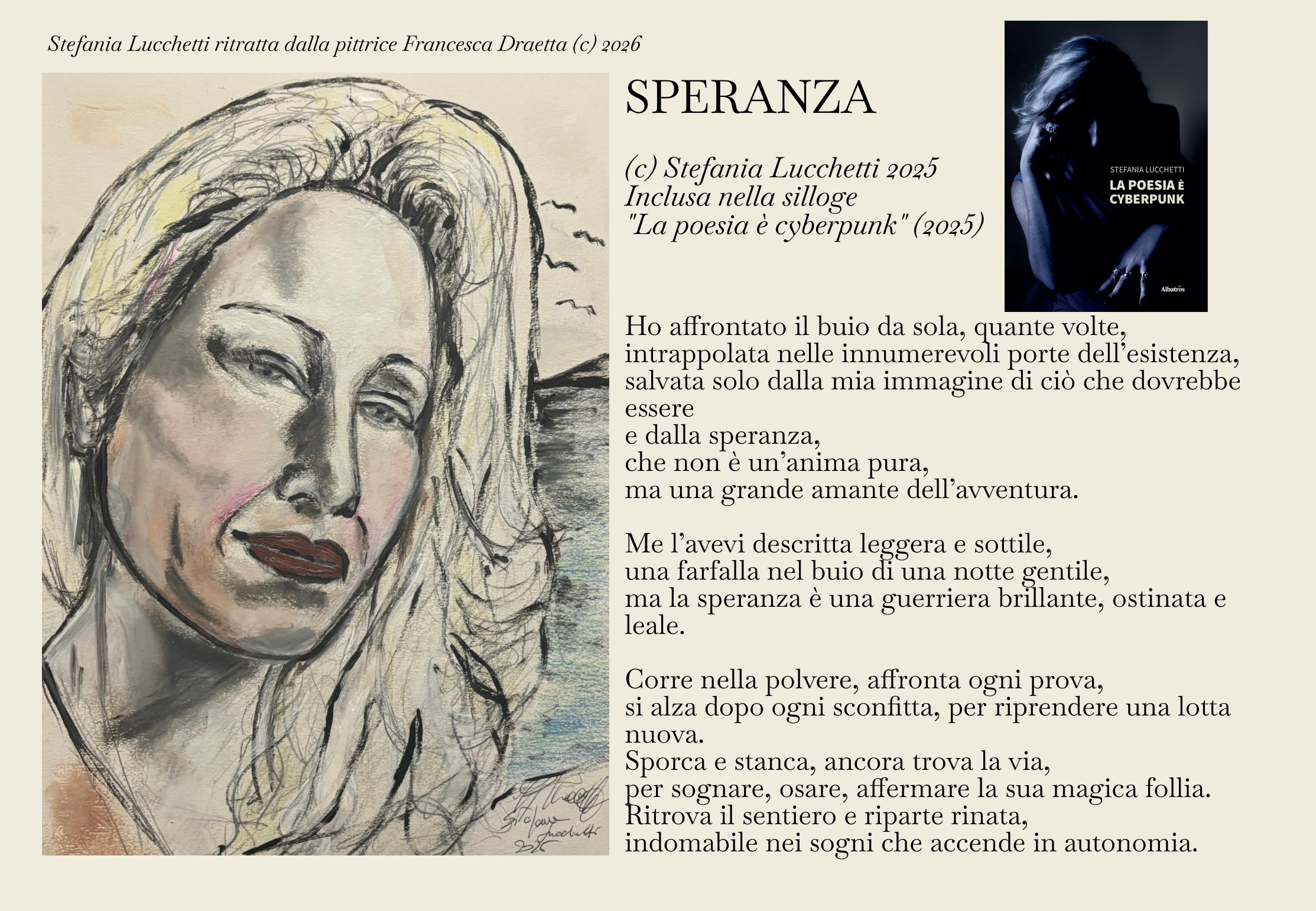 La poesia "Speranza" di Stefania Lucchetti in dialogo con Emily Dickinson